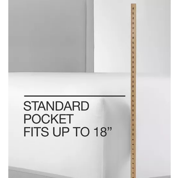 Aq Textiles Modernist Floral 4-Pc Queen Sheet Set - Picture 6 of 9